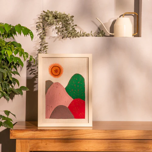 fabric fields kutch hand embroidered applique wall art framed wall art house of ekam 500x