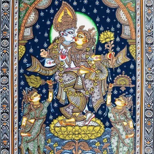 odisha pattachitara depicting unconditional love between radha krushna